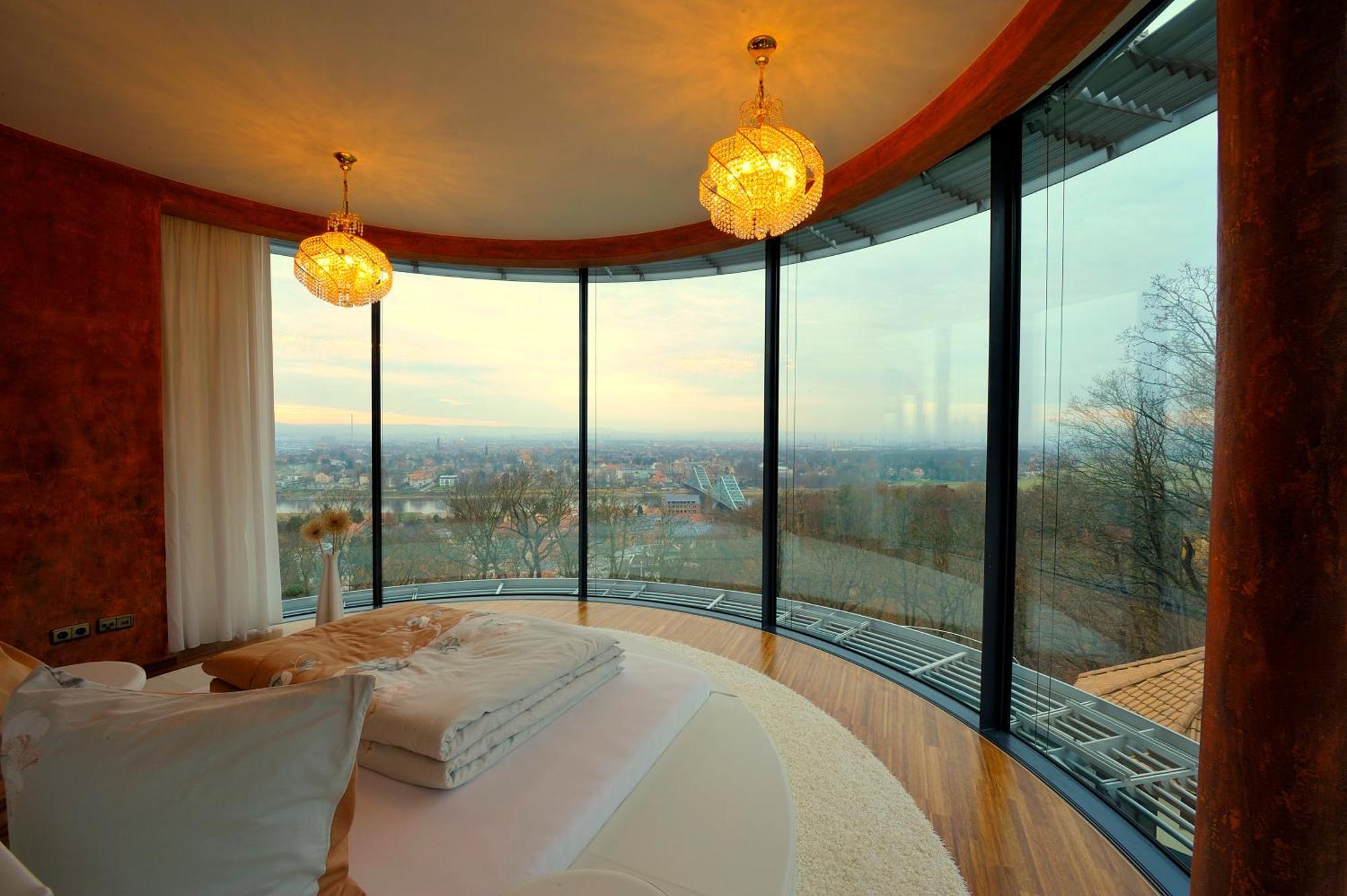Villa Via Lapis - Panoramablick Ueber Dresden - Garten - Pool - Sauna - Luxus Szoba fotó