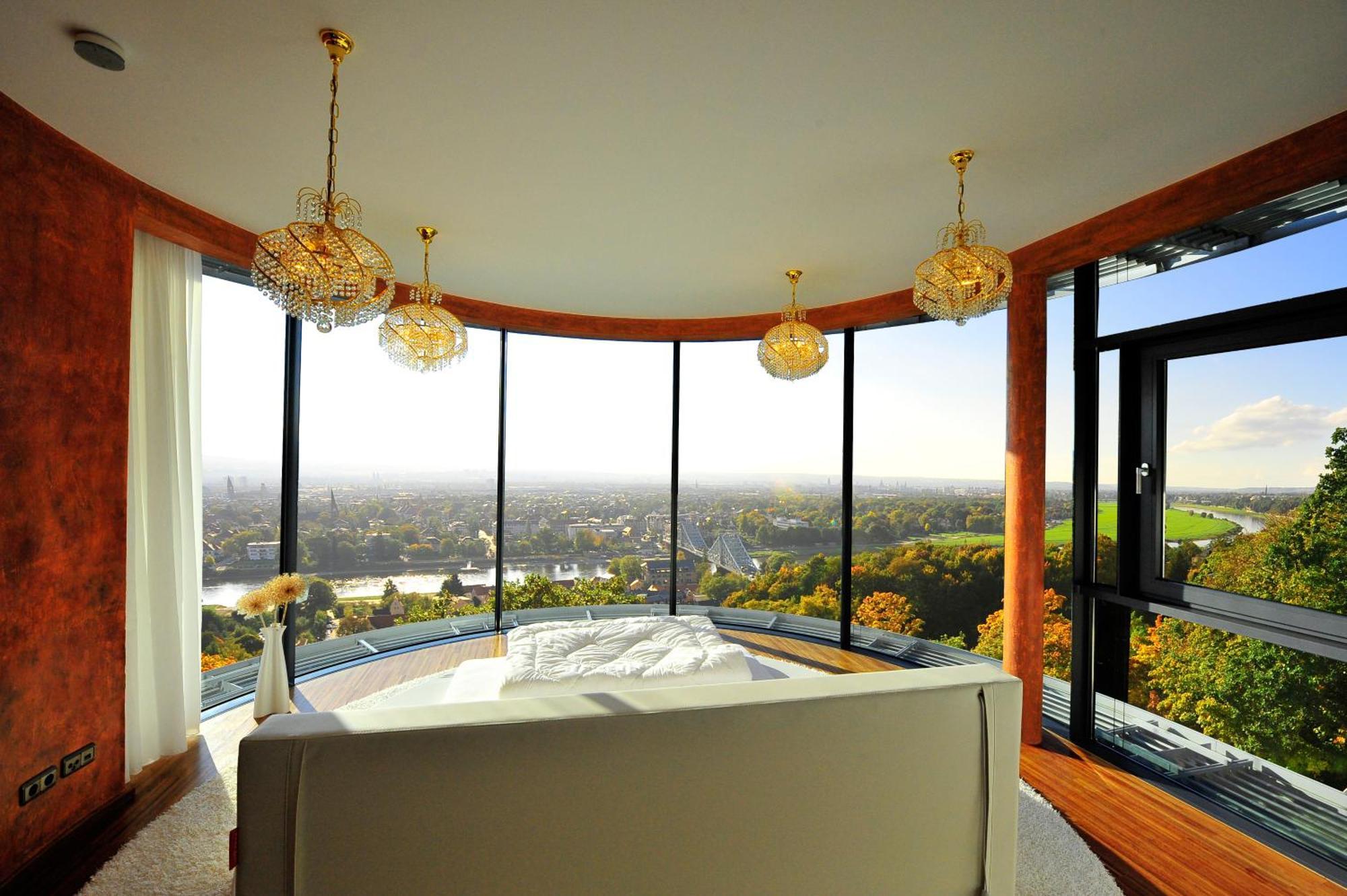 Villa Via Lapis - Panoramablick Ueber Dresden - Garten - Pool - Sauna - Luxus Szoba fotó